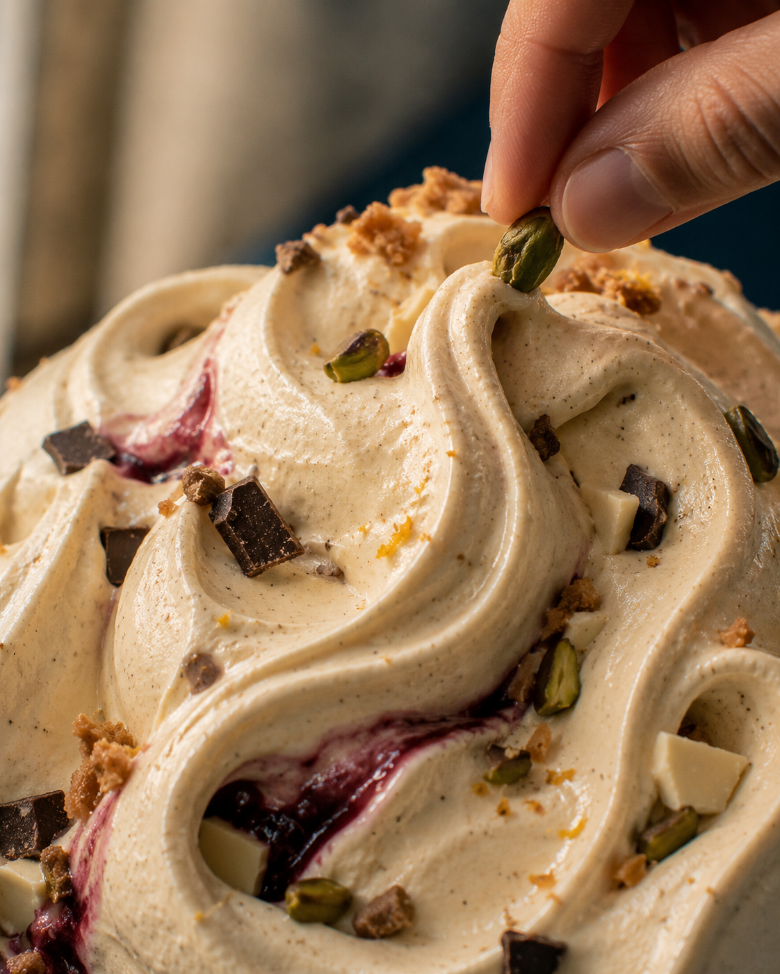 Atelier ARIA — composición de gelato terminada a mano
